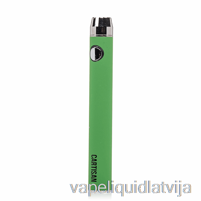 Cartisan Button Vv 900 Dual Charge 510 Akumulators [mikro] Zaļš Vape šķidrums